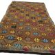 Tapis anatolien vintage géométrique Oushak
