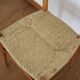 Pair of Scandinavian straw chairs