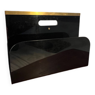 Roche Bobois Plexiglas magazine rack from the 80s