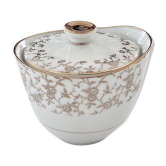 Sucrier en porcelaine FD Chauvigny