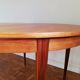 Scandinavian extendable renovated round table