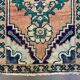 Small vintage turkish rug 90x48 cm, short runner, tribal, shabby, mini carpet
