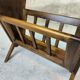 Porte-revues, tablette vintage en bois