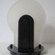 Italian wall lamp in satin glass 80s