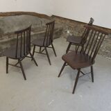 4 chaises Fanett SWR Ilmari Tapiovaara