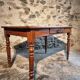 French vintage cherry wood table, circa 1920–1940.