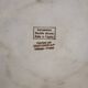 Limoges plate Chastagner & Cie – double gilding – with box
