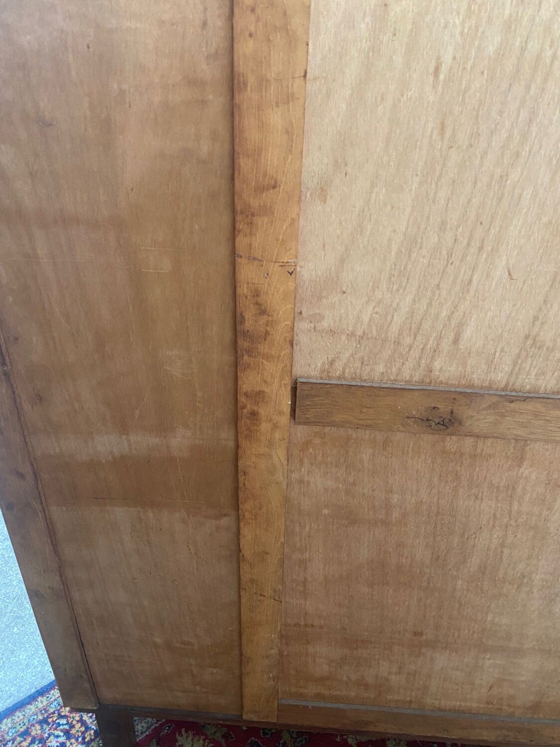 Wardrobe wardrobe two sliding doors 50's