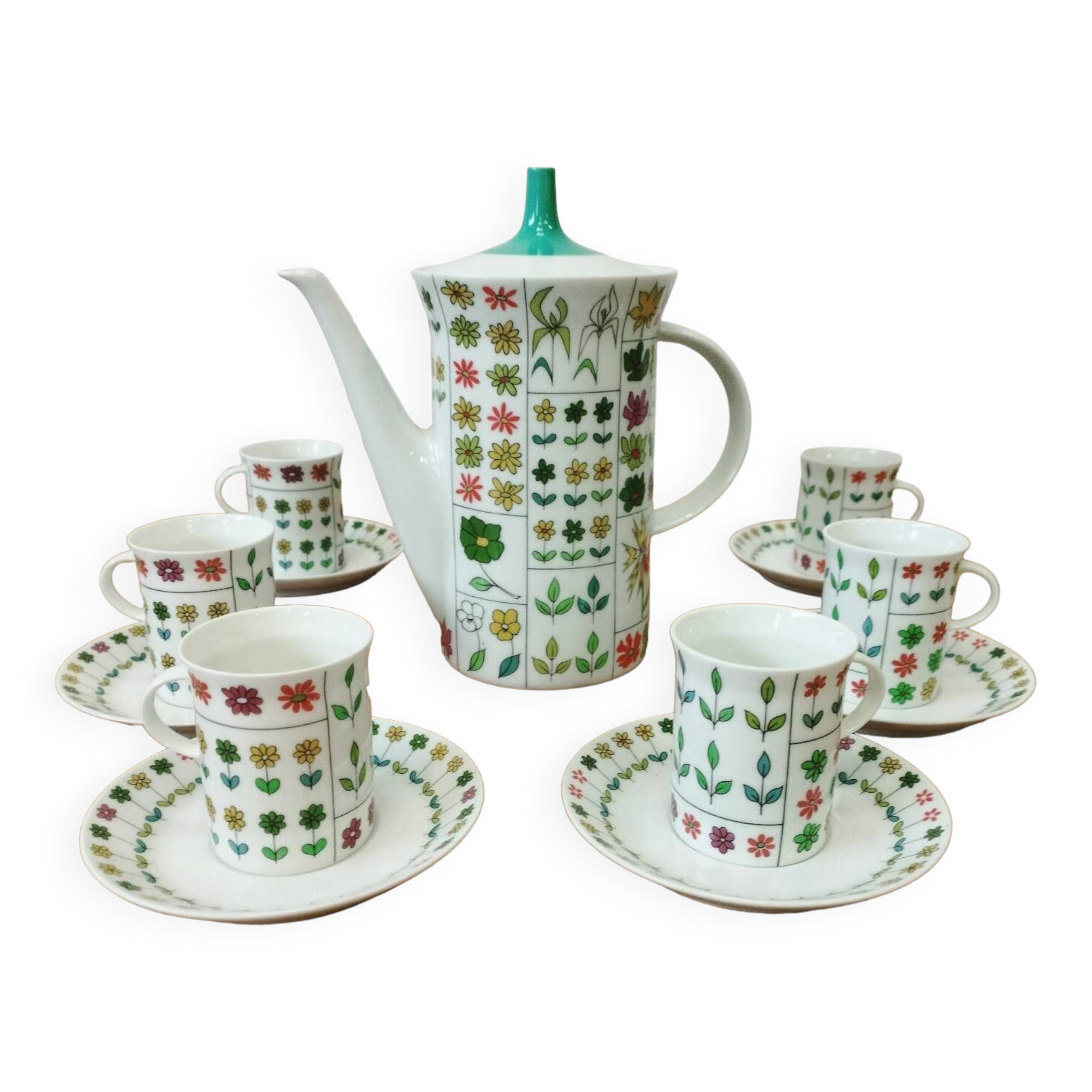 Coffee service rosenthal studio line berlin piemonte baumann pucci