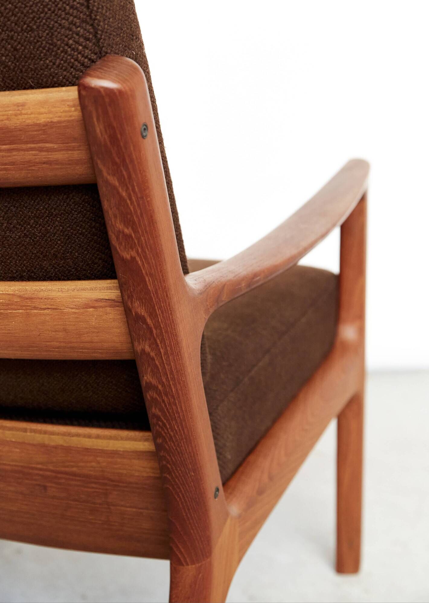 Fauteuil "Senator" du milieu du siècle par Ole Wanscher pour France & Søn