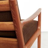 Fauteuil "Senator" du milieu du siècle par Ole Wanscher pour France & Søn