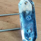 Chromed copper towel rack