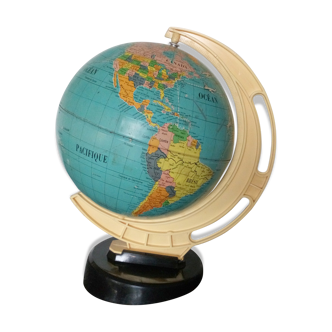 Mappemonde globe terrestre des années 60