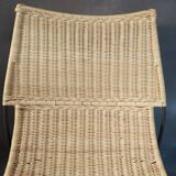 Wicker lounge chair