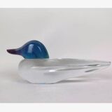 Daum duck paperweight