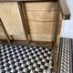 Large antique coffee table in solid wood, farmhouse style – 1 drawer –