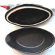 Old vintage terrine: blackened ceramic moorhen, CAUGANT production