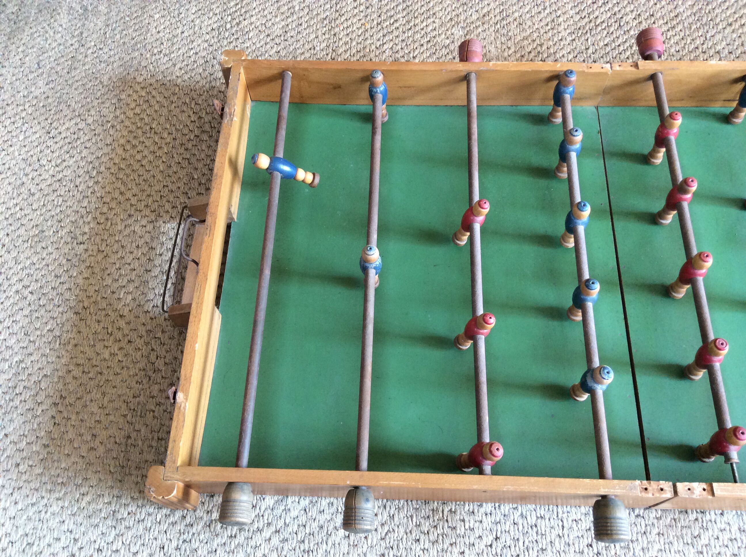 Folding table football