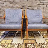 Pair of Scandinavian armchairs, 1960