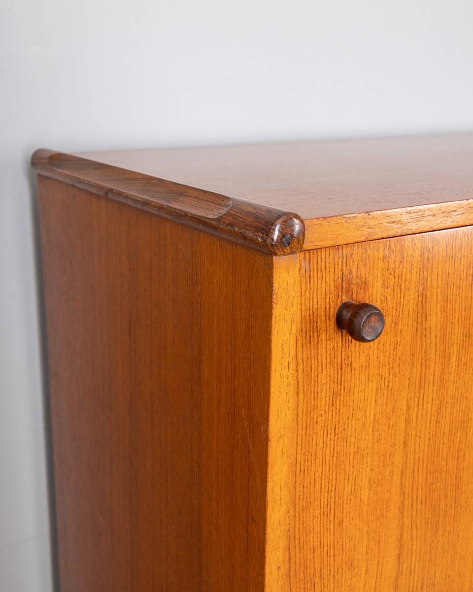 Vintage highboard 1960s wooden sideboard italian design