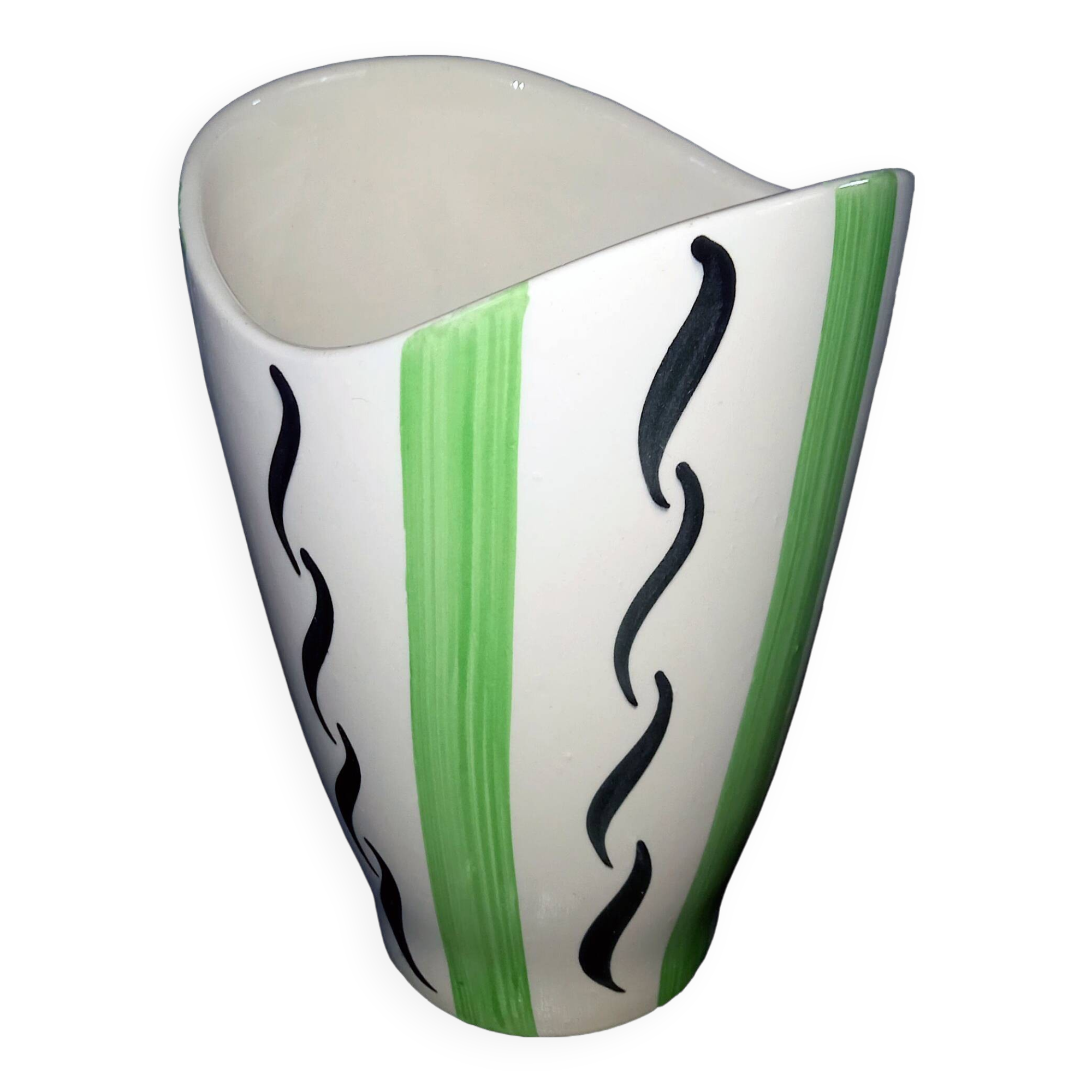 Vintage Vase • Saint Clément • Ceramic • France • 1950