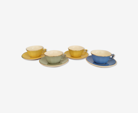 Service à café coloré