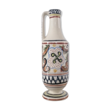 Ceramic vase colorful patterns