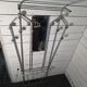 Aluminium coat rack from the 1950s.