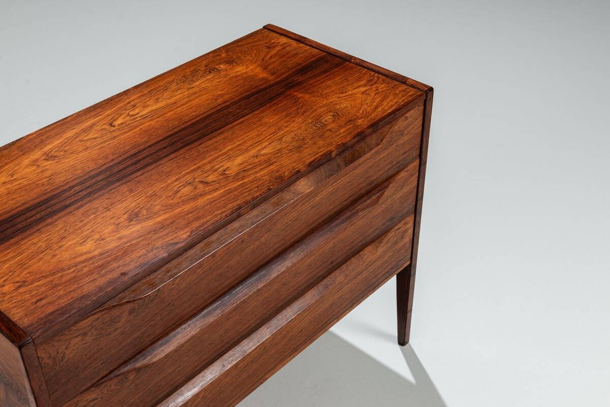 Kai Kristiansen chest of drawers in rosewood Aksel Kjersgaard Denmark 1960