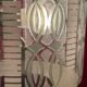 Lampe art deco verrerie émaillée à décor géométrique & d'arabesques