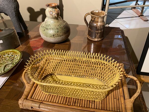 Jardinière en tôle filaire Mathieu Matégot