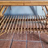 Vintage coffee table - Bamboo & Rattan - 1950s/60s