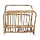 Rattan magazine holder