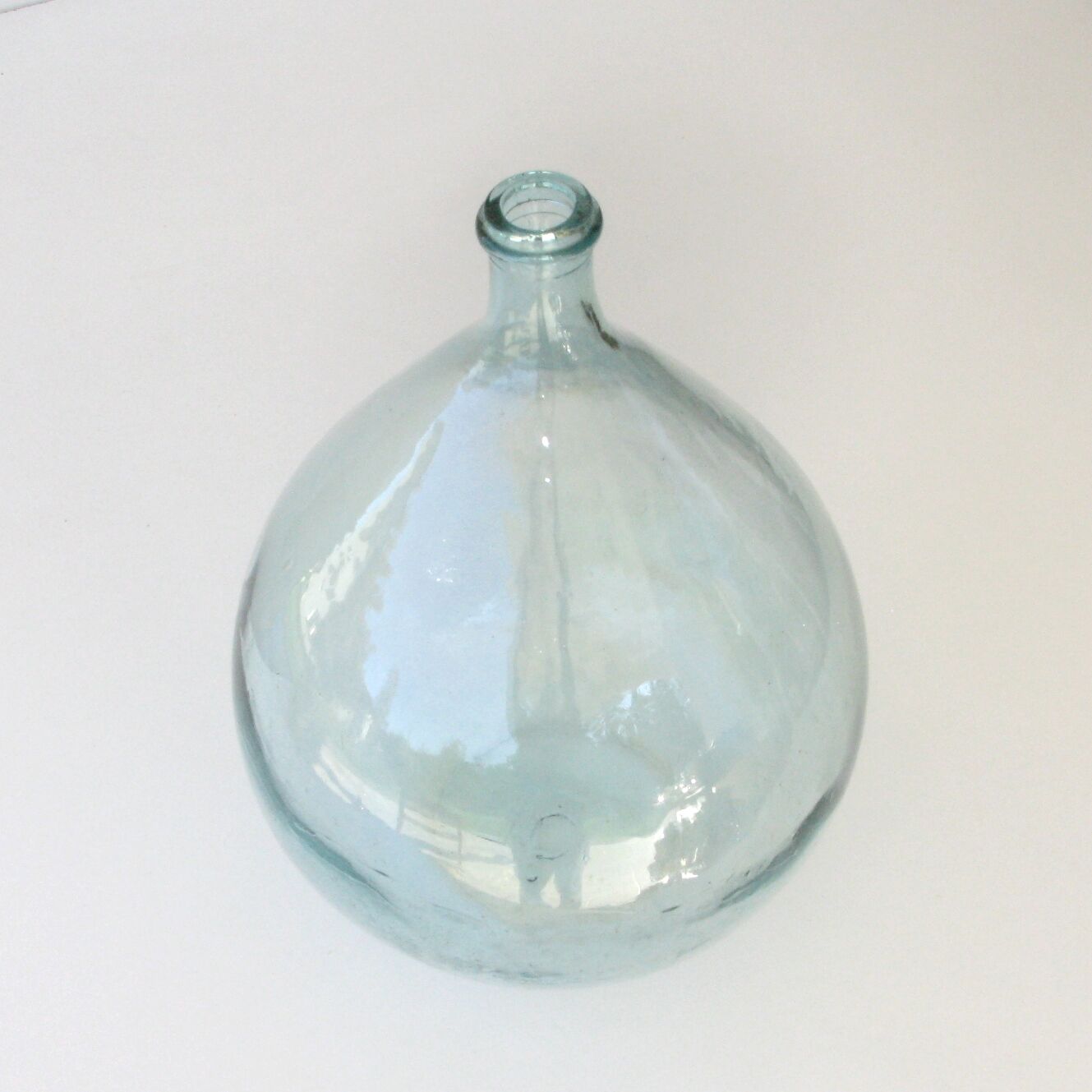 Dame Jeanne 15L pale green - Old Bottle very clean glass