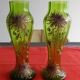 Paire de Vases Emaillés fin XIXème