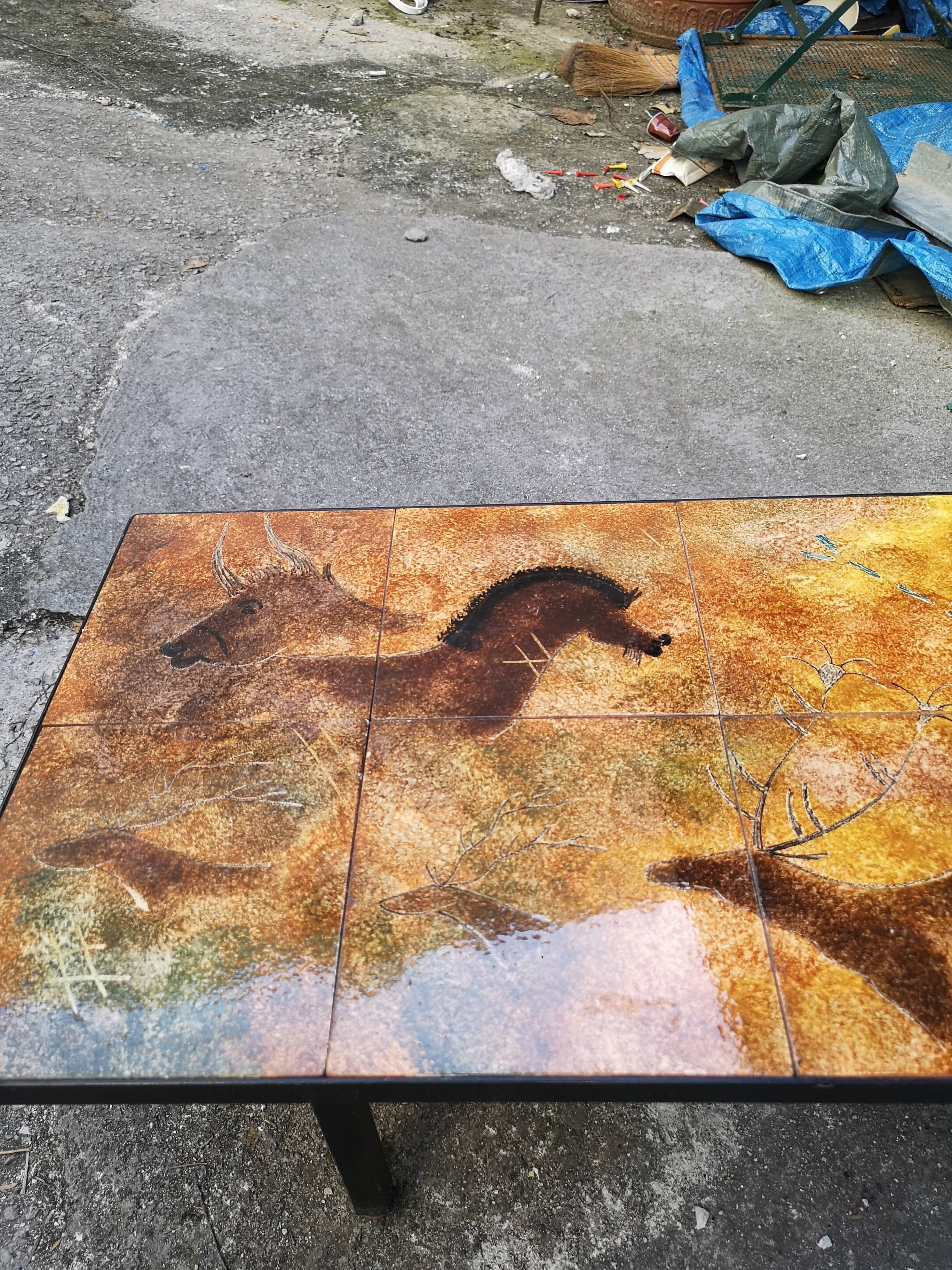 Tardieu ceramic tile coffee table