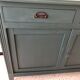 Buffet vintage vert foncé