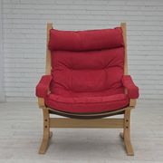 1970s, Norwegian design by Ingmar Relling, model "Siesta", set of 2 chairs.
