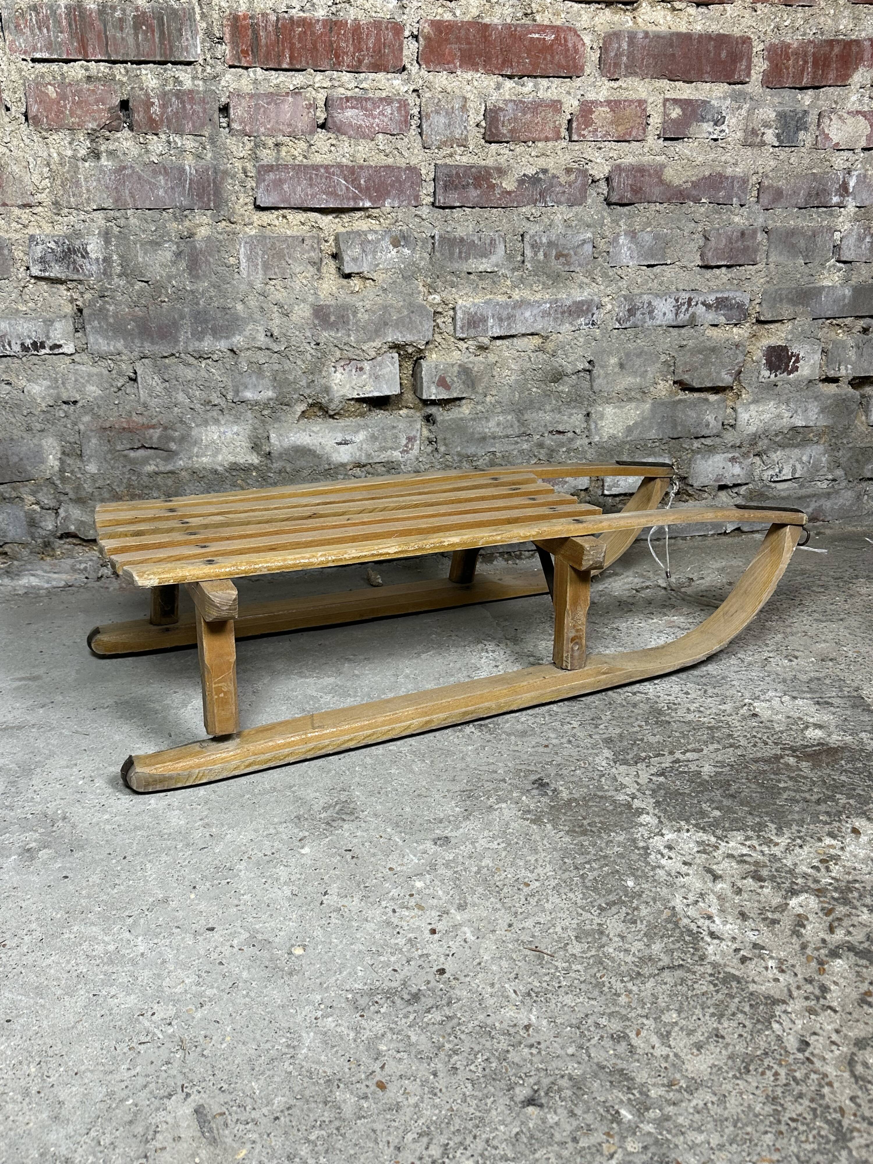 Old wooden sled 1940