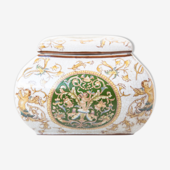 Vintage porcelain box, Romimex World Spain, jewelry box, trinkets, shabby chic, interior décor