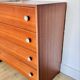 1970s vintage mahogany chest of drawers