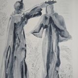 Salvador Dali: The Last Words of Virgil, signed engraving