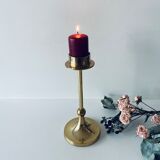 Golden brass candle door