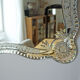 Old chiseled mirror