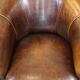 Charming, classy, and comfortable sheepskin leather club armchair