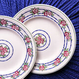 Duo assiettes Longwy