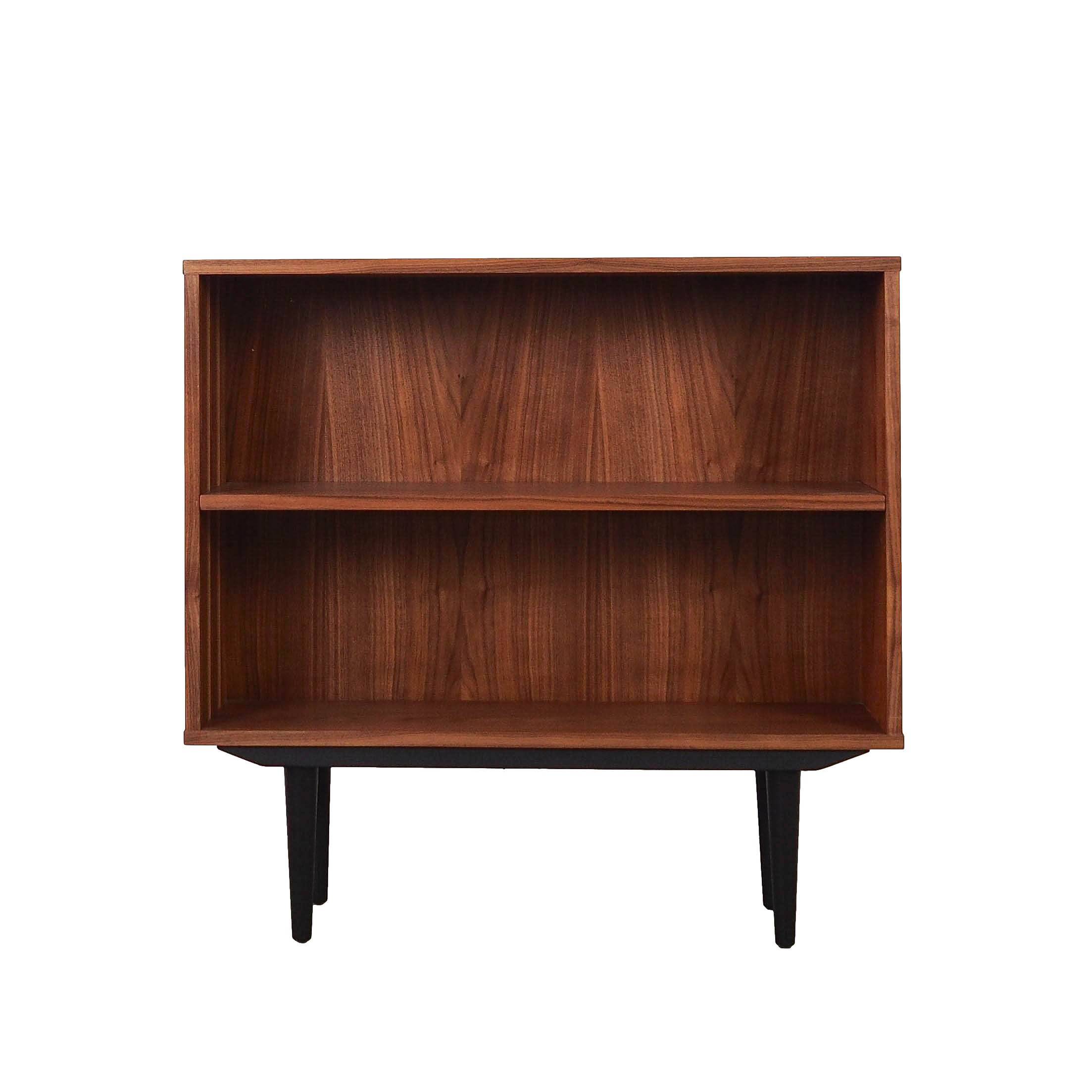 Walnut bookcase, Scandinavian design