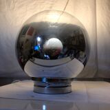 Silver glass ball lamp 1970