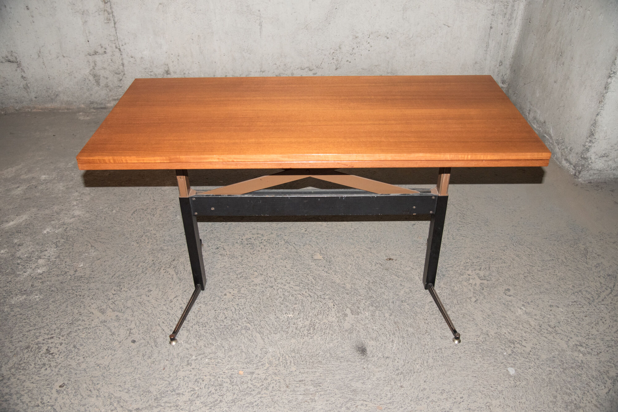 Coffee table convertible teak 60s