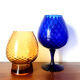 Lot optical vases Empoli vintage